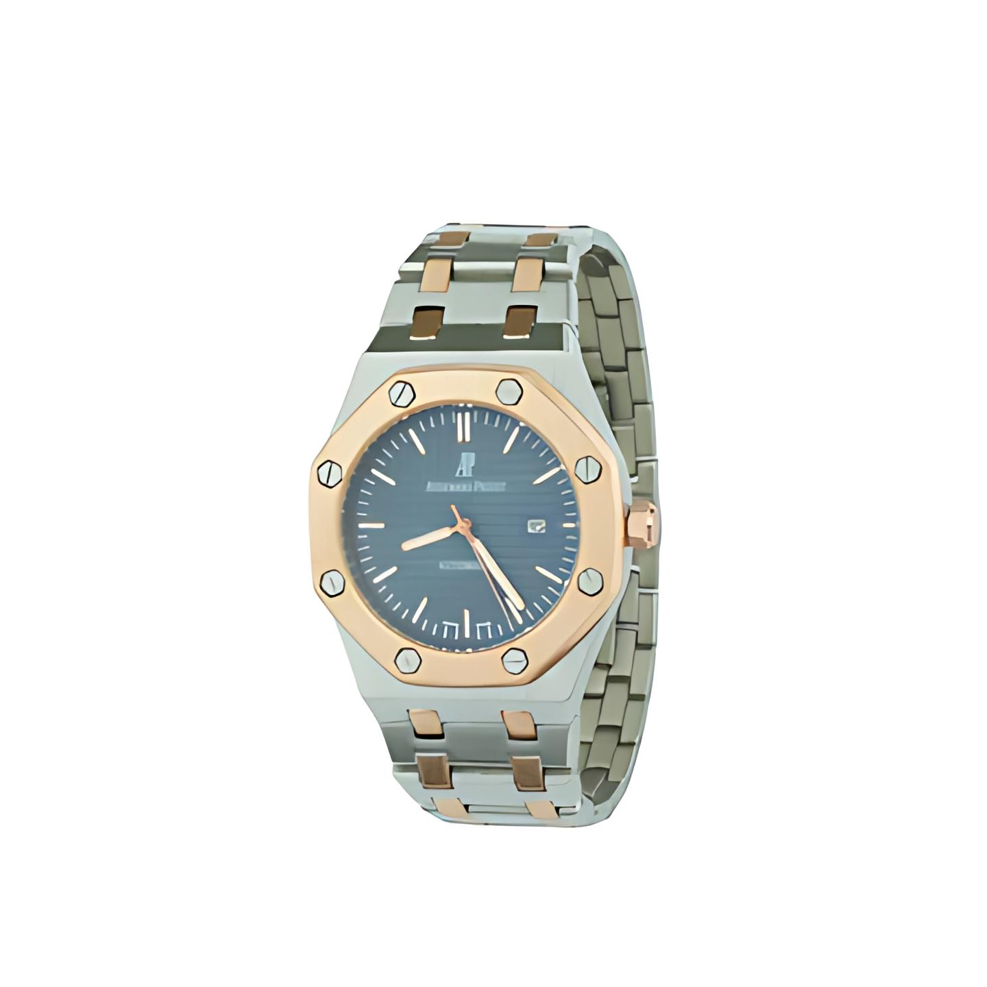 Audemars piguet Black Dial Double Ton Chain Master Lock