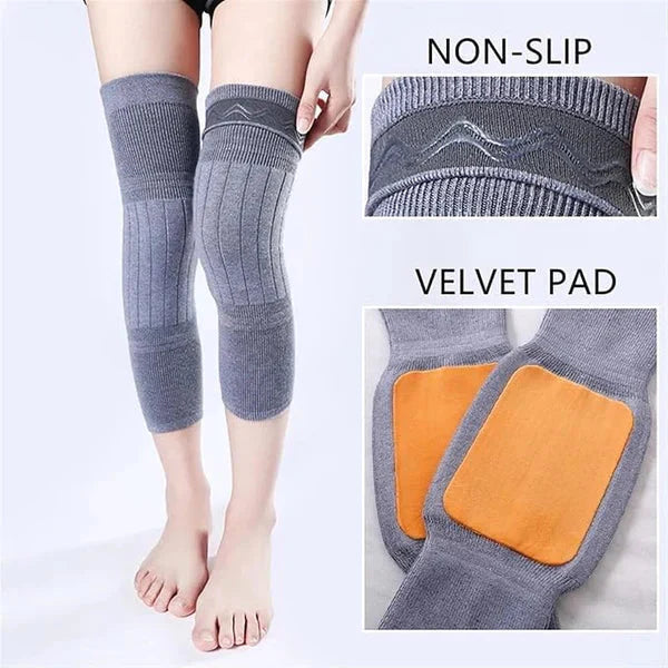 2pcs Thick Warm Kneepad for Women Men Old People